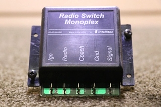 USED INTELLITEC 00-00189-000 RADIO SWITCH MONOPLEX MOTORHOME PARTS FOR SALE