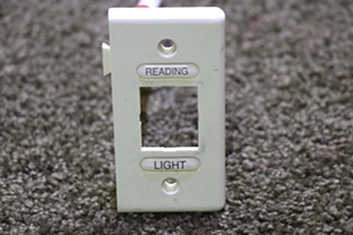 USED RV READING LIGHT SWITCH BEZEL FOR SALE