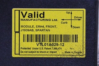 USED VALID VTL01A029-12 ERH4 FRONT MODULE RV PARTS FOR SALE