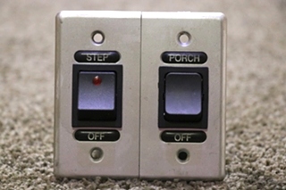 USED STEP & PORCH SWITCH PANEL RV PARTS FOR SALE