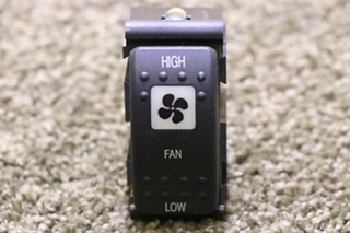 USED RV/MOTORHOME FAN HIGH / LOW DASH SWITCH FOR SALE