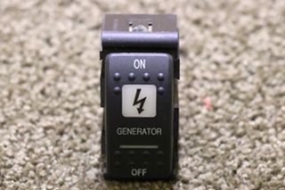 USED GENERATOR ON / OFF DASH SWITCH RV/MOTORHOME PARTS FOR SALE
