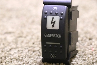 USED GENERATOR ON / OFF DASH SWITCH RV/MOTORHOME PARTS FOR SALE