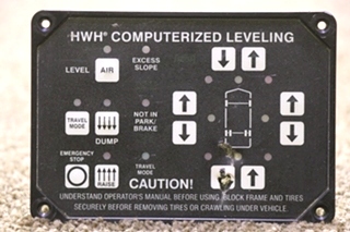 USED AP24249 HWH COMPUTERIZED LEVELING TOUCH PAD RV PARTS FOR SALE