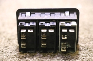 USED TRIPLE AWNING SWITCH PANEL MOTORHOME PARTS FOR SALE