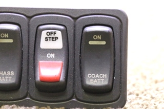 USED CHASSIS BATT / STEP / HOUSE BATT SWITCH PANEL RV/MOTORHOME PARTS FOR SALE