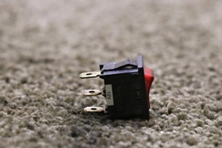 USED SMALL RED LIGHT ROCKER SWITCH RV/MOTORHOME PARTS FOR SALE