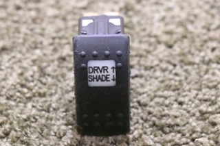 USED VXD2 UP / DOWN DRVR SHADE DASH SWITCH RV PARTS FOR SALE