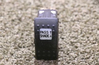 USED UP / DOWN PASS SHADE V8D1 DASH SWITCH MOTORHOME PARTS FOR SALE