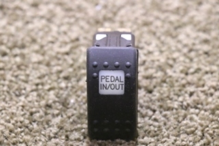 USED RV/MOTORHOME PEDAL IN / OUT VLD1 DASH SWITCH FOR SALE