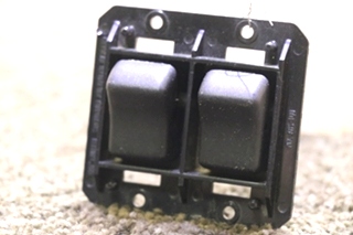USED BLACK DOUBLE SWITCH PANEL MOTORHOME PARTS FOR SALE