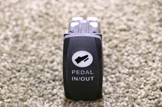 USED MOTORHOME PEDAL IN / OUT DASH SWITCH FOR SALE