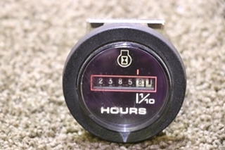 USED 10760 HOURMETER DASH GAUGE RV PARTS FOR SALE