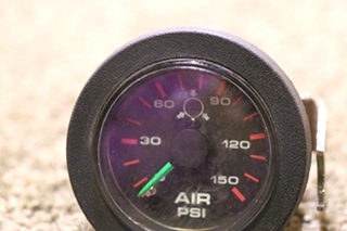 USED AIR PSI DASH GAUGE 10400 RV/MOTORHOME PARTS FOR SALE