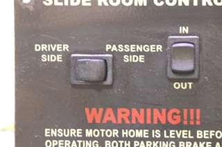 USED SLIDE ROOM CONTROL SWITCH PANEL MOTORHOME PARTS FOR SALE