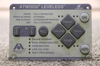 USED ATWOOD LEVELEGS 66273 LEVELING TOUCH PAD MOTORHOME PARTS FOR SALE