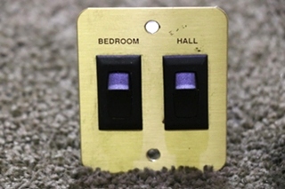 USED BEDROOM / HALL SWITCH PANEL RV PARTS FOR SALE