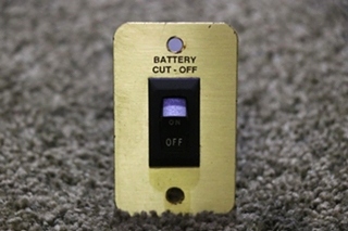 USED BATTERY CUT OFF SWITCH PANEL RV/MOTORHOME PARTS FOR SALE