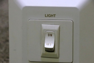USED ON / OFF LIGHT SWITCH PANEL RV PARTS FOR SALE