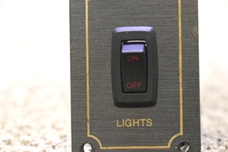 USED MONACO LIGHTS ON / OFF SWITCH PANEL MOTORHOME PARTS FOR SALE