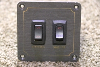 USED MOTORHOME MONACO KITCHEN / DINETTE SWITCH PANEL FOR SALE