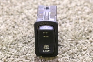 USED MOTORHOME HIGH / MED / LOW ENG BRK L80D1 DASH SWITCH FOR SALE