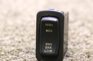 USED MOTORHOME HIGH / MED / LOW ENG BRK L80D1 DASH SWITCH FOR SALE