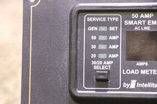 USED RV/MOTORHOME INTELLITEC 50 AMP SMART EMS DISPLAY PANEL 00-00684-000 FOR SALE