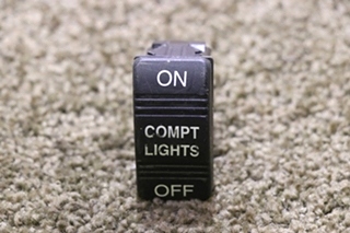 USED COMPT LIGHTS ON / OFF DASH SWITCH V1D1 RV/MOTORHOME PARTS FOR SALE