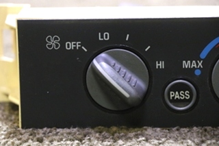 USED 16199266 DASH AC SWITCH CONTROL PANEL MOTORHOME PARTS FOR SALE