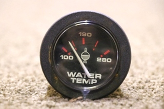 USED 10645 WATER TEMP DASH GAUGE MOTORHOME PARTS FOR SALE
