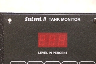 USED SEELEVEL II TANK MONITOR PANEL RV PARTS FOR SALE