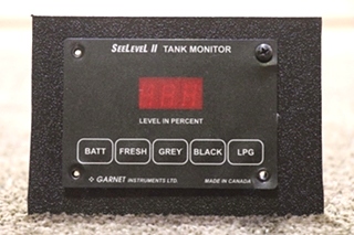 USED SEELEVEL II TANK MONITOR PANEL MOTORHOME PARTS FOR SALE