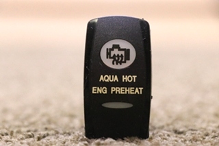 USED V1D1 AQUA HOT ENG PREHEAT DASH SWITCH RV PARTS FOR SALE