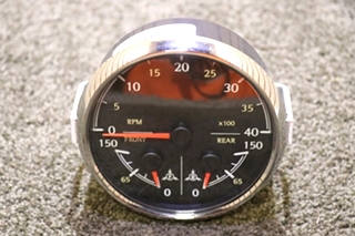 USED RV 8640-40015-29 3 IN 1 TACHOMETER DASH GAUGE FOR SALE