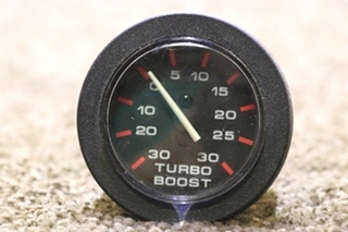 USED 15411 TURBO BOOST DASH GAUGE RV PARTS FOR SALE