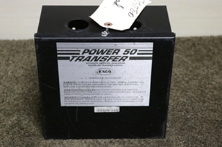 USED ES50M-65N ESCO POWER 50 TRANSFER AUTOMATIC TRANSFER SWITCH RV PARTS FOR SALE