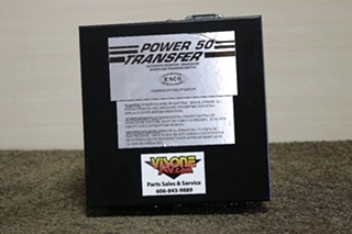 USED MOTORHOME ESCO POWER 50 TRANSFER ES50M-65N AUTOMATIC TRANSFER SWITCH FOR SALE