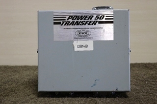 USED ESCO POWER 50 TRANSFER ES50M-65N AUTOMATIC TRANSFER SWITCH MOTORHOME PARTS FOR SALE