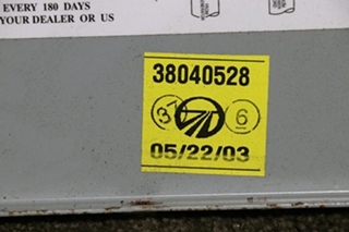 USED MOTORHOME ESCO POWER 50 TRANSFER ES50M-65N AUTOMATIC TRANSFER SWITCH FOR SALE