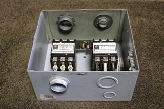 USED ESCO POWER 50 TRANSFER ES50M-65N AUTOMATIC TRANSFER SWITCH MOTORHOME PARTS FOR SALE