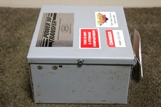 USED ESCO POWER 50 TRANSFER AUTOMATIC TRANSFER SWITCH ES50M-65N RV/MOTORHOME PARTS FOR SALE