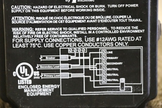 USED 00-00714-000 INTELLITEC AUTOMATIC ENERGY SELECT SWITCH RV PARTS FOR SALE