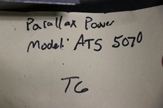 USED RV/MOTORHOME PARALLAX POWER SUPPLY AUTO LINE/GEN SWITCH ATS 5070 FOR SALE