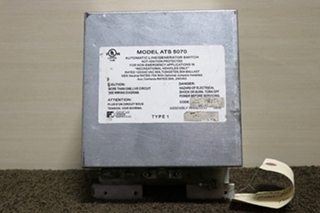 USED RV/MOTORHOME PARALLAX POWER SUPPLY AUTO LINE/GEN SWITCH ATS 5070 FOR SALE