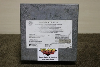 USED PARALLAX POWER SUPPLY ATS 5070 AUTO LINE/GEN SWITCH MOTORHOME PARTS FOR SALE