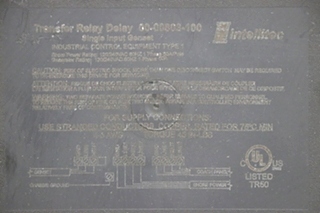 USED 00-00803-100 INTELLITEC TRANSFER RELAY DELAY RV PARTS FOR SALE
