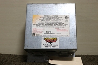 USED MOTORHOME PARALLAX POWER SUPPLY ATS 501 AUTO LINE/GEN SWITCH FOR SALE