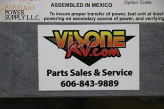 USED MOTORHOME PARALLAX POWER SUPPLY ATS 501 AUTO LINE/GEN SWITCH FOR SALE