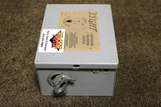 USED LYGHT POWER SYSTEMS LPT 50CA AUTOMATIC TRANSFER SWITCH MOTORHOME PARTS FOR SALE